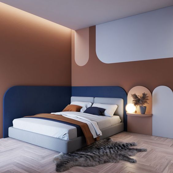 bleu et terracotta - Architecte intérieure à Marseille - ad-design-archi.fr