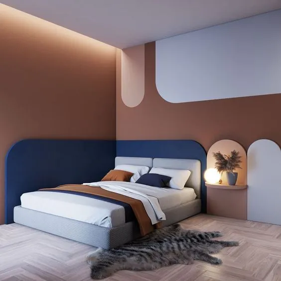 bleu et terracotta - Architecte intérieure à Marseille - ad-design-archi.fr
