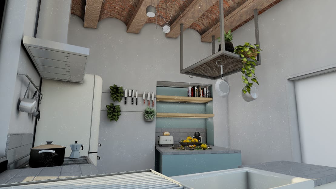 rustic-modern-kitchen-1 - Architecte intérieure à Marseille - ad-design-archi.fr