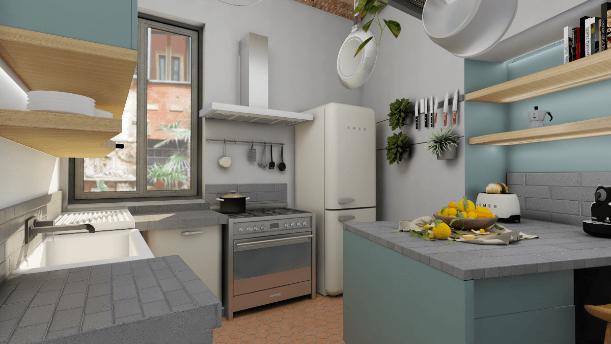 cuisine après - Architecte intérieure à Marseille - ad-design-archi.fr