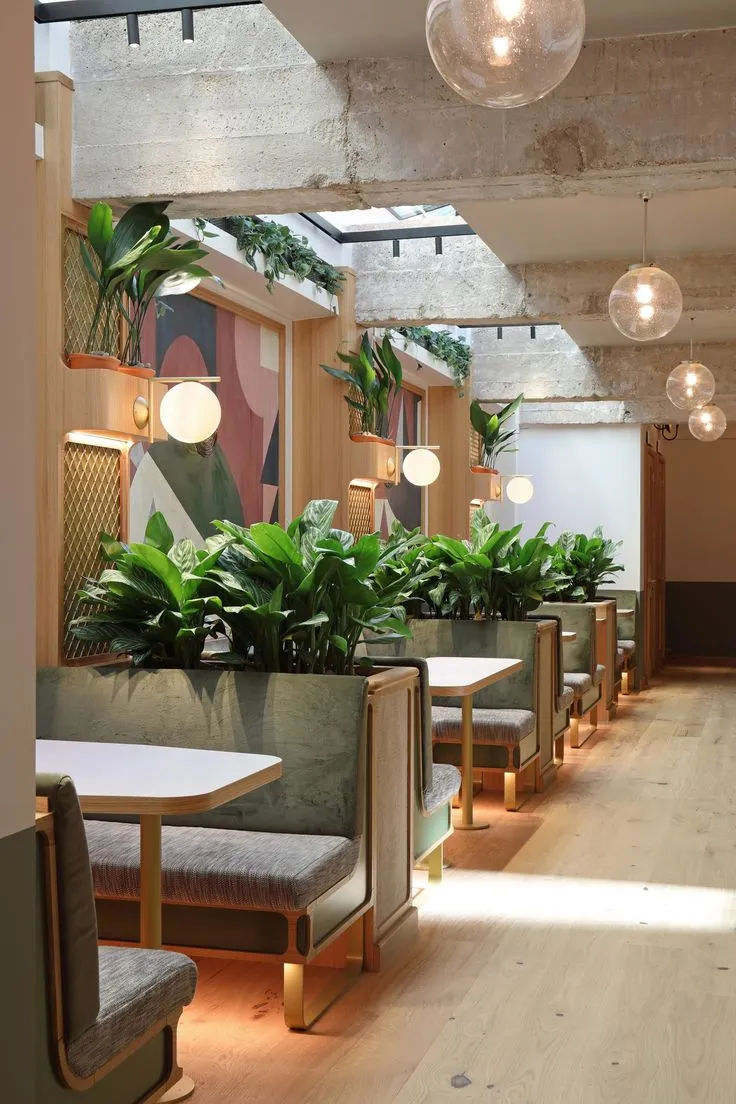restaurant designer coloré - Architecte intérieure à Marseille - ad-design-archi.fr