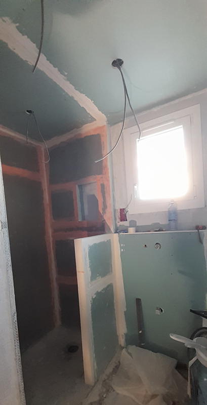 Douche pendant - Réalisation Architecte d'intérieur PACA