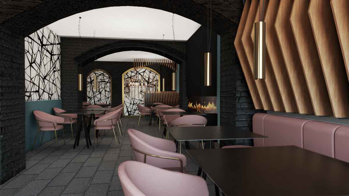 Aménagement intérieur restaurant 1 - Réalisation Architecte d'intérieur PACA