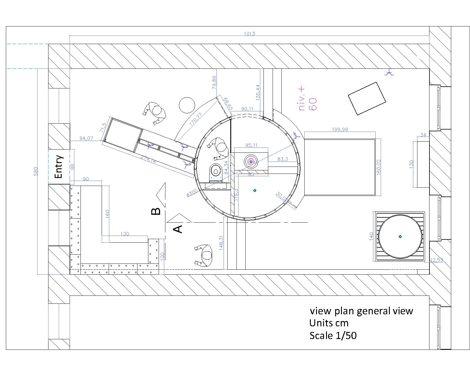 plan suite hotel - Architecte intérieure à Marseille - ad-design-archi.fr