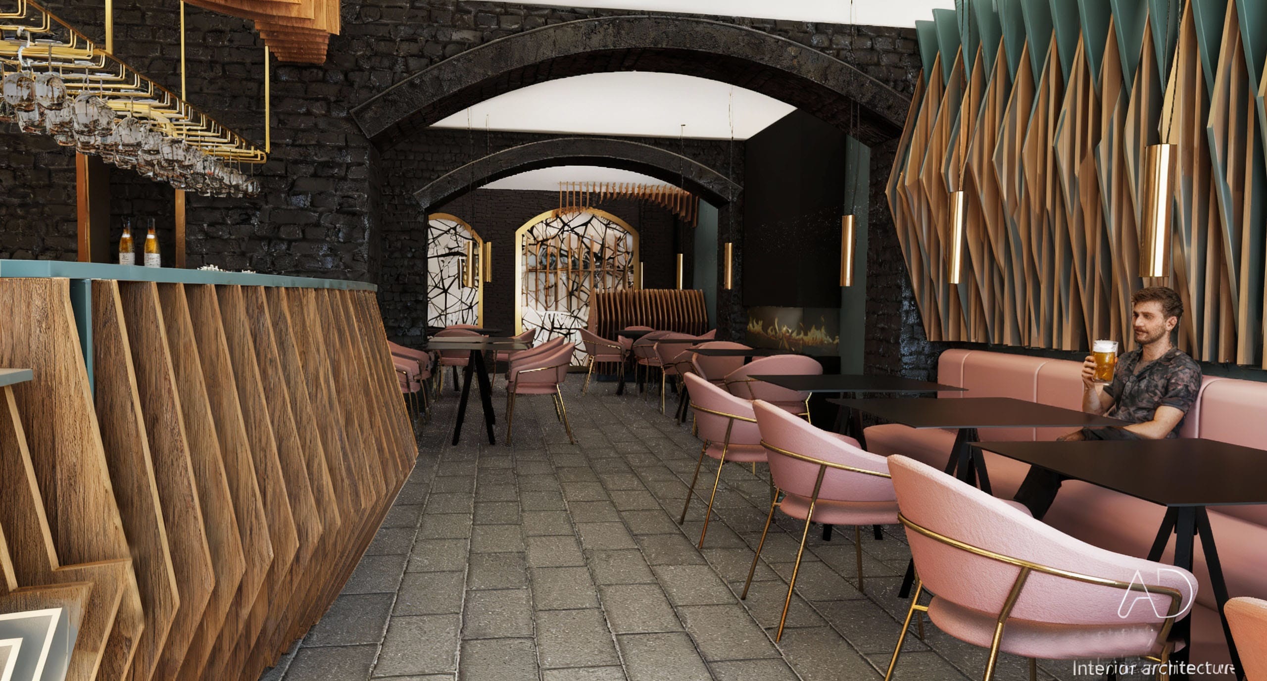 Aménagement de restaurant - Réalisation Architecte d'intérieur PACA