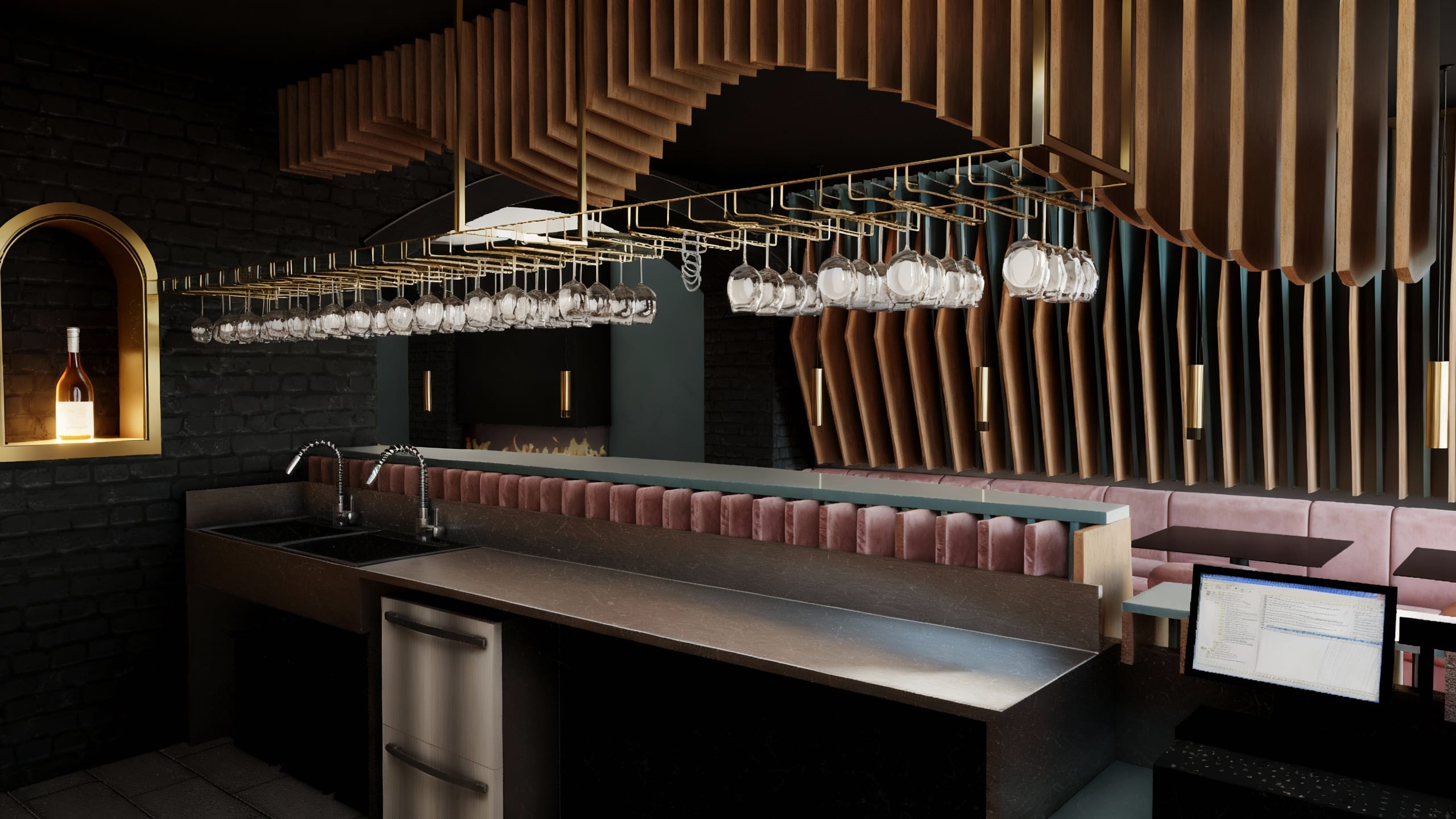 Aménagement de restaurant - Réalisation Architecte d'intérieur PACA