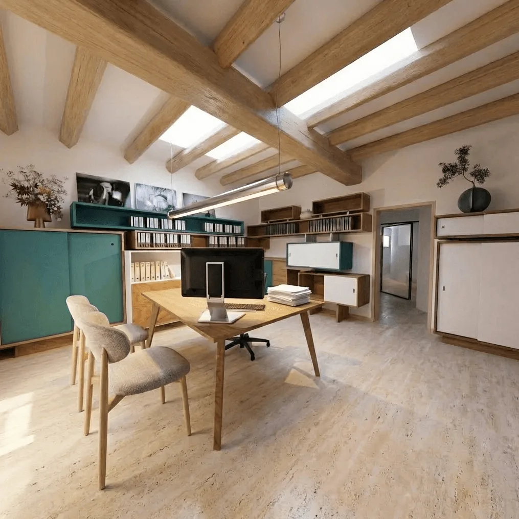 Salle de réunion d'un cabinet d'avocats, architecture intérieure élégante en PACA