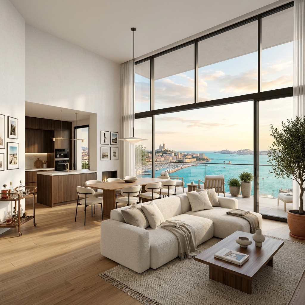 Rénovation d'Appartement avec Vue Mer à Marseille : Transformez Votre Espace en un Havre de Paix